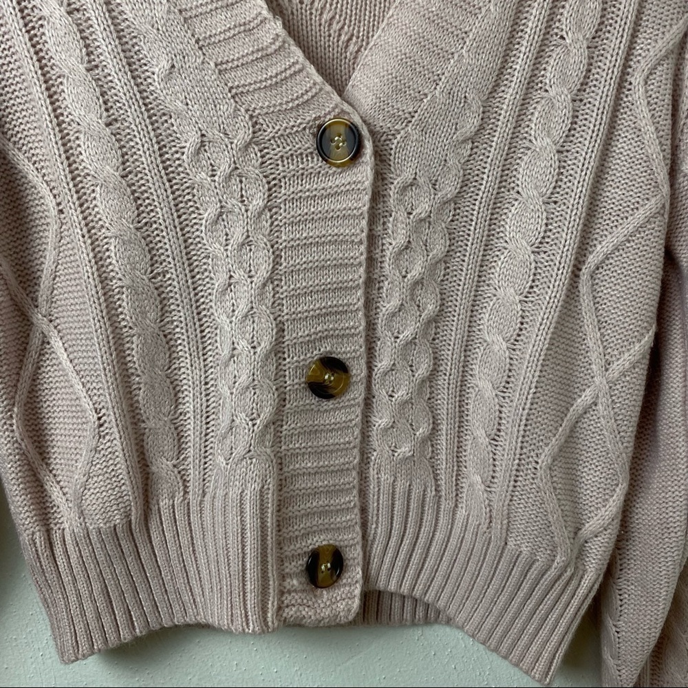 Shein Sweater Pale  Pink . Sz S. - Picture 4 of 12